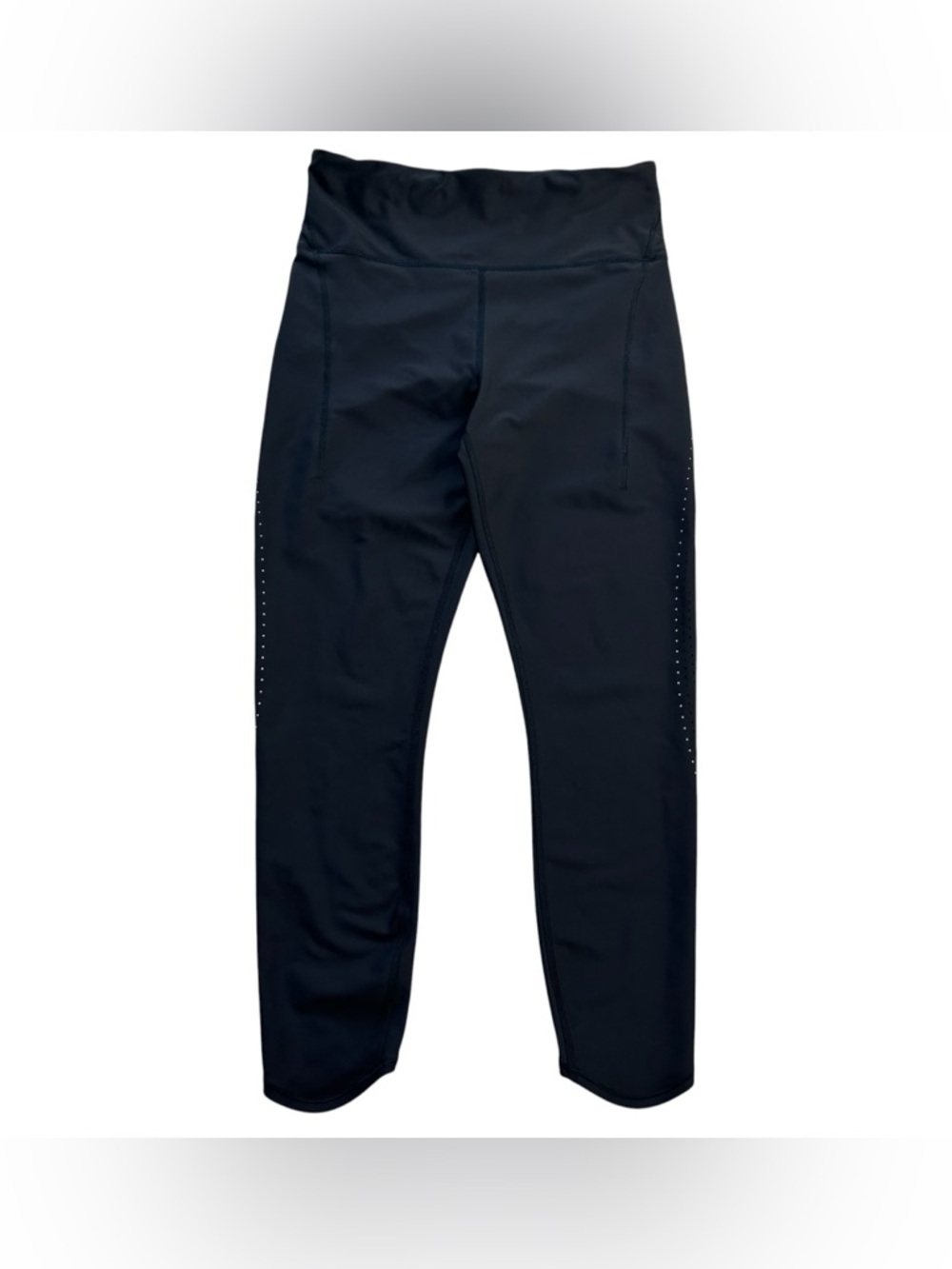 Athleta Pacesetter 7/8 Tight Leggings Women’s Medium Black Stretch Quick Drying